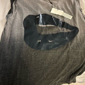 Pam & Gela Gray Tee with Black Graphic